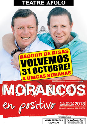 los morancos entradas barcelona los morancos en positivo teatre barcelona los morancos entradas barcelona los morancos en positivo teatre barcelona