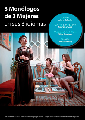 Tres monologos de tres mujeres → Cafè Teatre Llantiol