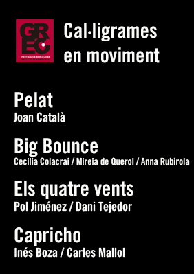 Cal·ligrames en moviment → La Caldera