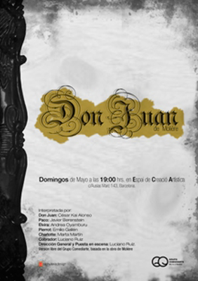 Don Juan de Molière → Comediarte - Espai de Creació Artística