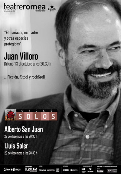 Cicle Solos: Juan Villoro → Teatre Romea