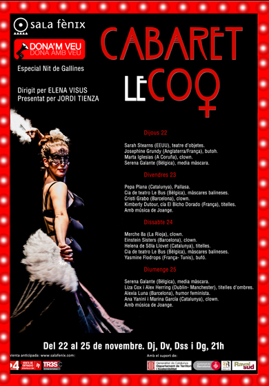 Cabaret Lecoq → Sala Fènix