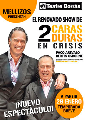 Dos caras duras en crisis → Teatre Borràs