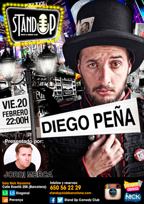 Comedy Nights: Diego Peña → Stand-Up Comedy Club