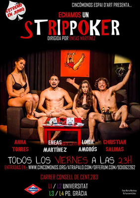 Echamos un strippoker → Cincómonos Espai d'Art