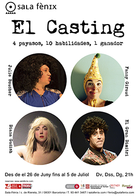 El Casting: 4 payasos, 1 ganador → Sala Fènix