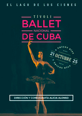 El lago de los cisnes, Ballet Nacional de Cuba → Teatre Tívoli