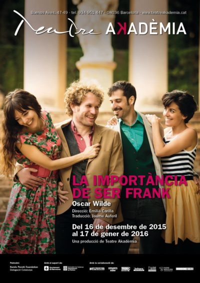 La importància de ser Frank → Teatre Akadèmia