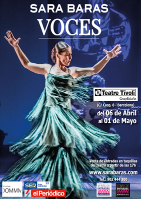 Sara Baras: Voces → Teatre Tívoli