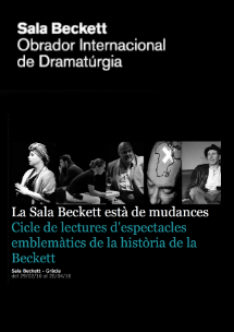 Cicle de lectures d’espectacles emblemàtics de la història de la Beckett