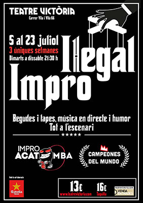 Il·legal Impro → Teatre Victòria
