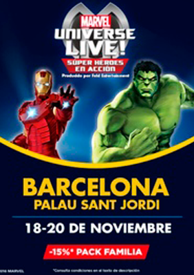 Marvel Universe Live! → Palau Sant Jordi