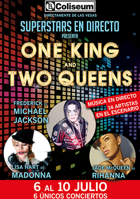Superstars en Directo: One King and Two Queens → Teatre Coliseum