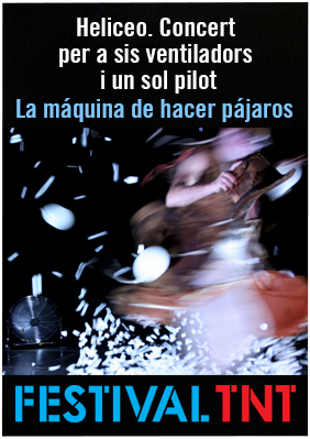 Heliceo. Concert per a sis ventiladors i un sol pilot → Teatre Principal Terrassa (CAET)