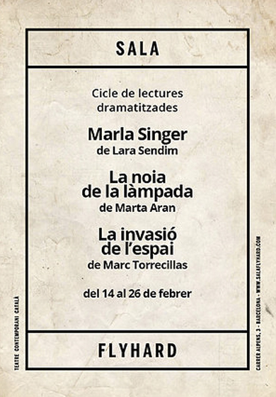 Cicle de Lectures dramatitzades 2017 → Sala FlyHard