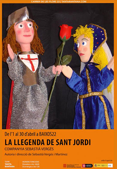 La llegenda de Sant Jordi: Cia Sebastià Vergés → Teatre Tantarantana