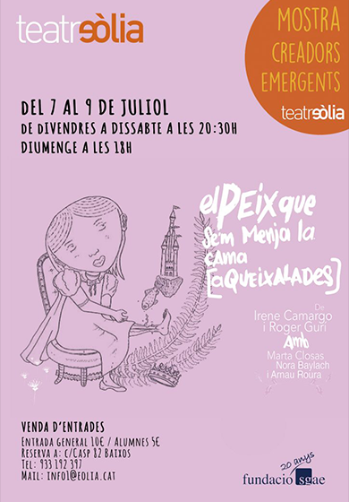 El peix que se’m menja la cama [a queixalades] → Teatre Eòlia