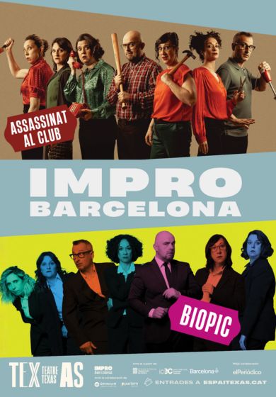 Impro Barcelona: ‘Assassinat al Club’ i ‘Biopic’ → Espai Texas