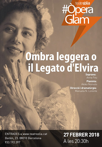 Ombra leggera o il Legato d’Elvira → Teatre Eòlia