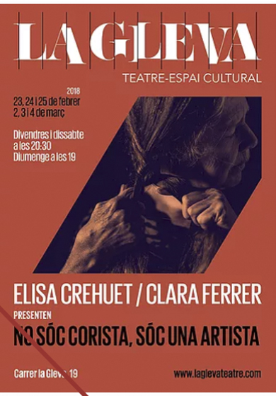 No sóc corista, sóc una artista → La Gleva Teatre