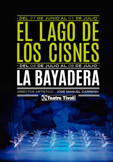 Ballet de Monterrey: El lago de los cisnes + La Bayadera → Teatre Tívoli