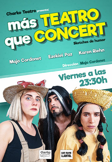 Más teatro que concert