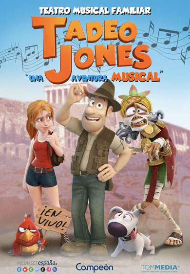 Tadeo Jones, una aventura musical → Teatre-Auditori Sant Cugat