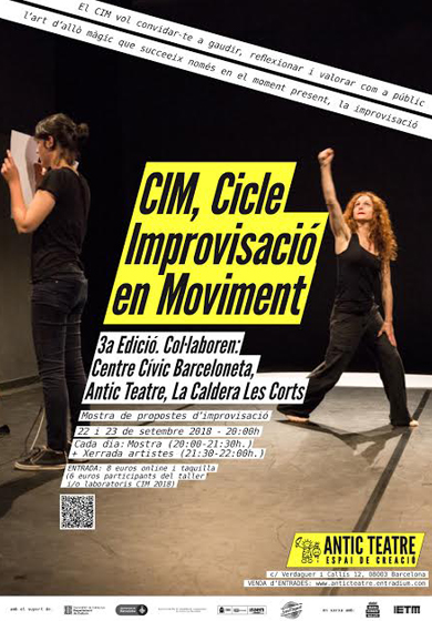 CIM 2018: Mostra de propostes d'improvisació → Antic Teatre