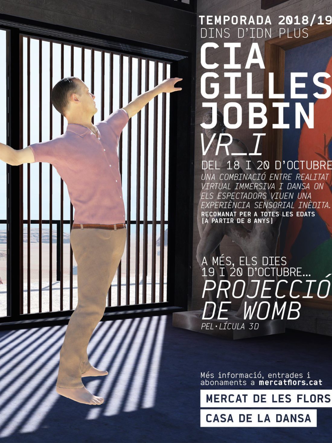 Cia. Gilles Jobin i Artanim: IDN Plus: VR_I → Mercat de les Flors