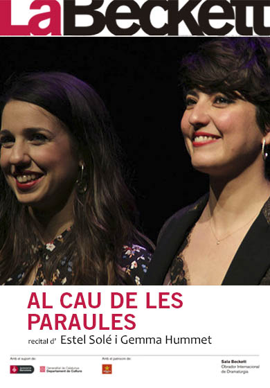Estel Solé i Gemma Humet: Al cau de les paraules → Sala Beckett