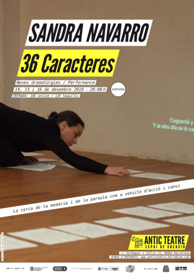 36 caracteres → Antic Teatre