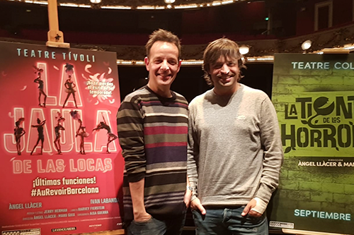 Àngel Llàcer i Manu Guix alimenten al monstre del musical ‘La Tienda de los Horrores’