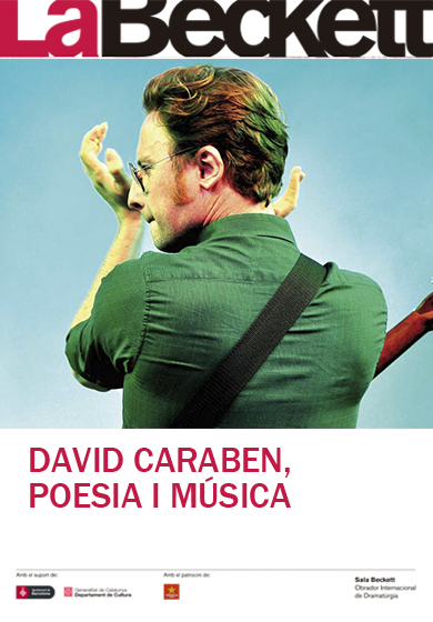 David Carabén: Poesia i música → Sala Beckett