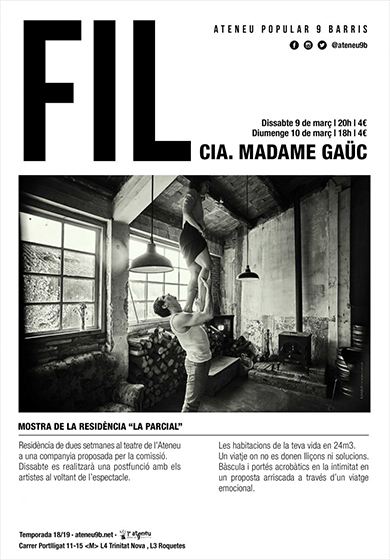 Cia. Madame Gaüc: Fil → Ateneu Popular 9Barris