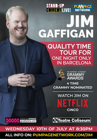 Jim Gaffigan: Quality Time → Teatre Coliseum