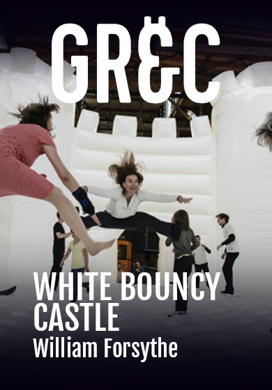 William Forsythe: White Bouncy castle