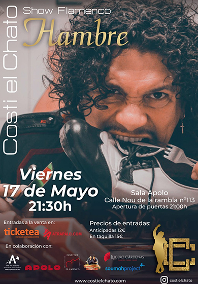 Costi 'El Chato': Hambre → Sala Apolo
