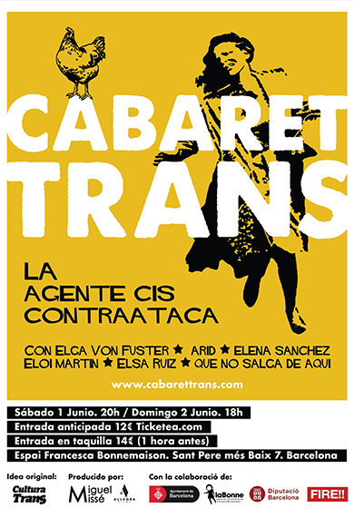 Cabaret Trans: La agente CIS contraataca → Espai Francesca Bonnemaison