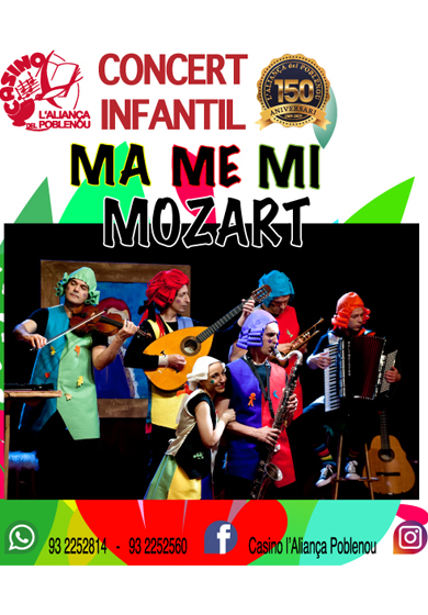 Ma, me, mi.... Mozart → Casino Aliança Poblenou