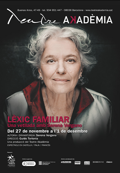 Serena Vergano: Lèxic familiar → Teatre Akadèmia