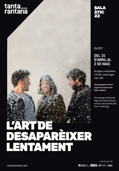 L’art de desaparèixer lentament → Teatre Tantarantana