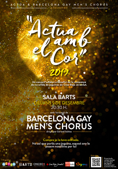 Barcelona Gay Men's Chorus: Actua amb el cor
