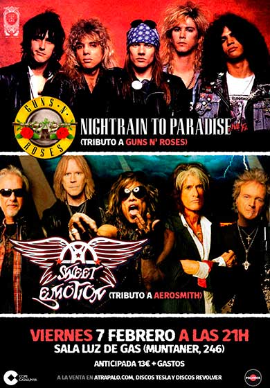Tribut a Guns N' Roses i Aerosmith
