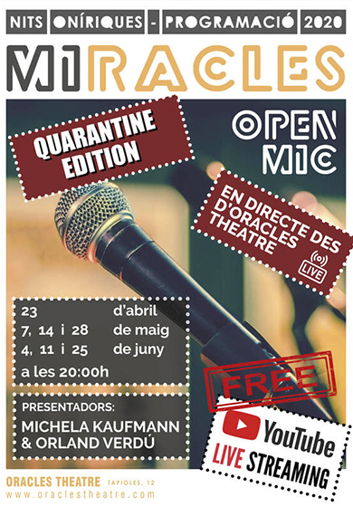 Open Mic Miracles → Oracles Theatre