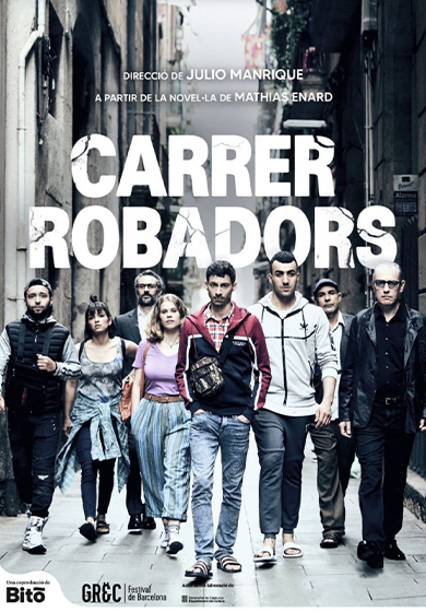 Carrer Robadors → Teatre Grec