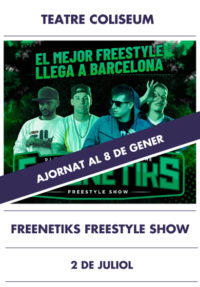 30% de descompte per veure Freenetiks Freestyle Show al Teatre Coliseum