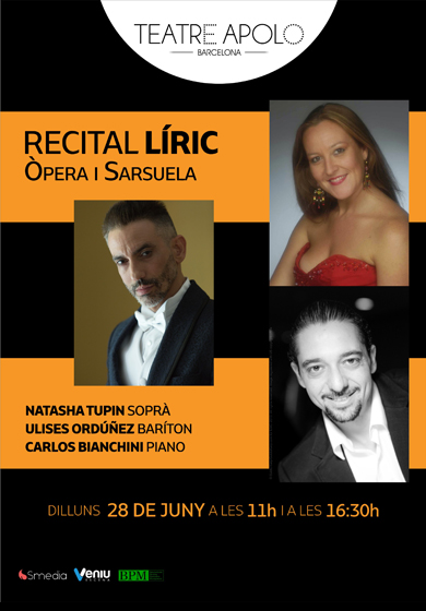 Recital Líric – Òpera i Sarsuela → Teatre Apolo