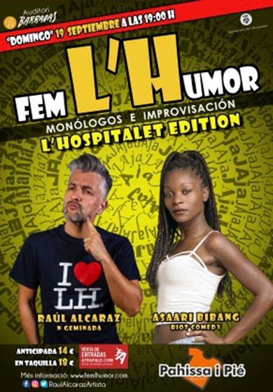 Asaari Bibang i Raúl Alcaraz: Fem l'Humor → Auditori Barradas