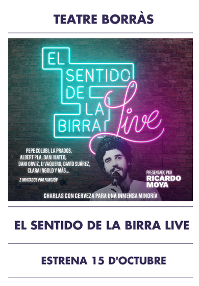 El Sentido de la Birra Live → Teatre Borràs