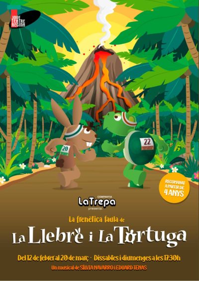 Cia. La Trepa: La frenètica faula de la llebre i la tortuga → Jove Teatre Regina